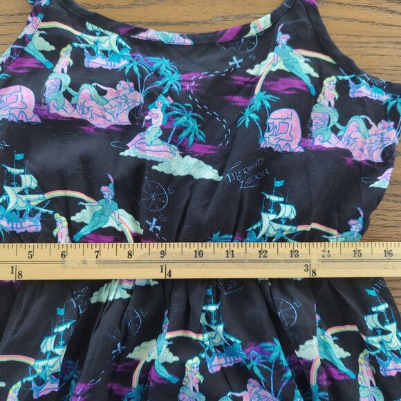 Disney Her Universe Sundress Mermaid Lagoon Peter pan Spaghetti strap Flowy sz S - Picture 16 of 16
